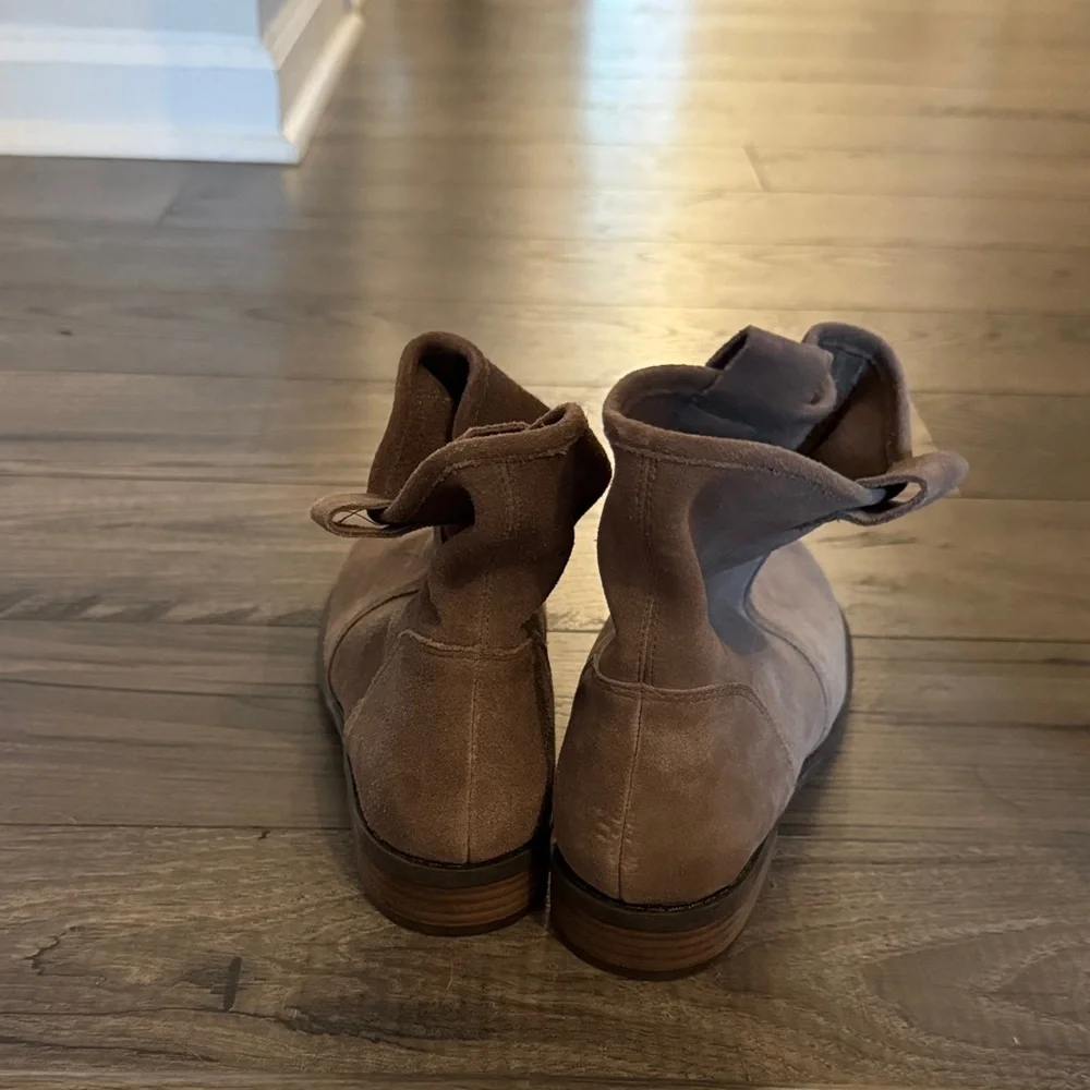 Brown Suede Ankle Boots